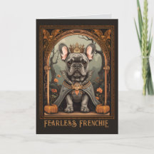 Bulldog Francês Boas Vindas de Halloween