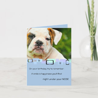 Cartão Bulldog Puppy All Occasion Greeting Card