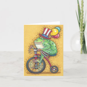 Cartão BULLFROG 4TH OF JULY, FROG NOTE CARD Blank
