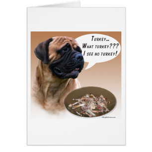 Cartão Bullmastiff Turquia