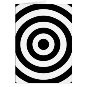 Cartão Bullseye Design