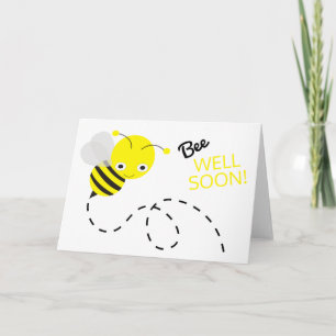 Cartão Bumble Amarelo Bonito Fica Bem Em Breve