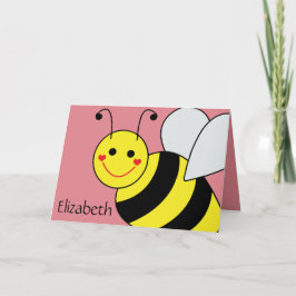 Cartão Bumble Bumble Cute Personalizado