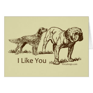 Cartão Bumbum dos Sniffs do cão