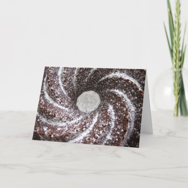 Cartão Bundt Beauty Note Card (Frente)