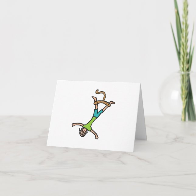 Cartão Bungee Jumping (Frente)