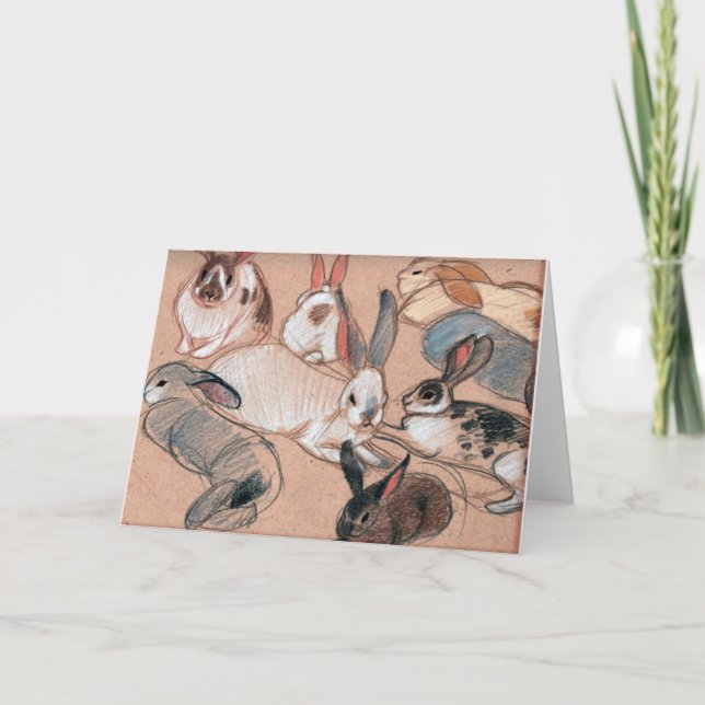 Cartão Bunnies! (Frente)