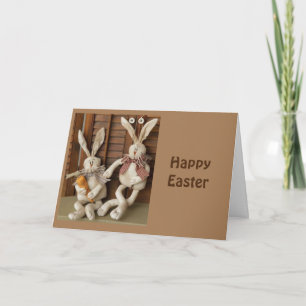 CARTÃO BUNNIES BONITAS ESTÃO DIZENDO "FELZ PASCOA" PARA V