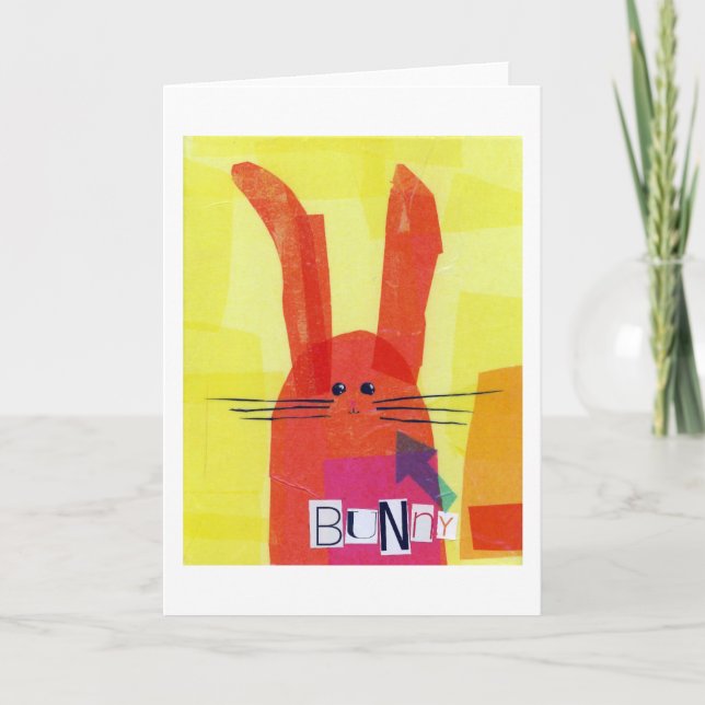 Cartão Bunny (Frente)