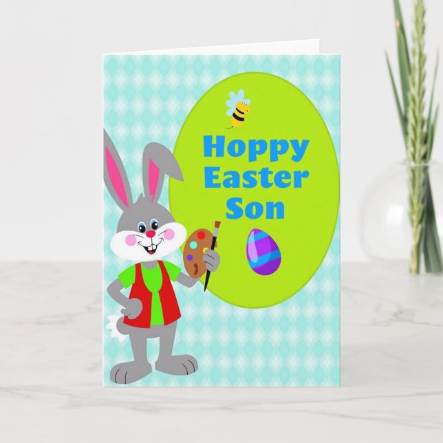 Cartão Bunny Artist Happy Season Card (Frente)