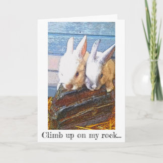 Cartão Bunny Encouragement Card