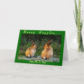 Cartão BUNNY LOVE Wild Rabbit Collection