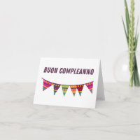 Buon Complanno, feliz aniversário italiano