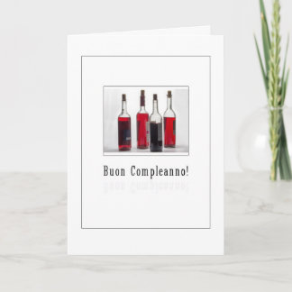 Cartão Buon Compleanno - Happy Birthday in Italian