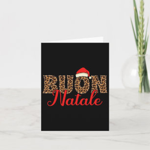 Cartão Buon Natale Italiana Felry Christmas