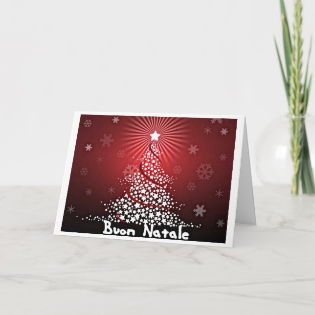 CARTÃO ***BUON NATALE*** MERRY CHRISTMAS FAMILY/FRIENDS (Frente)