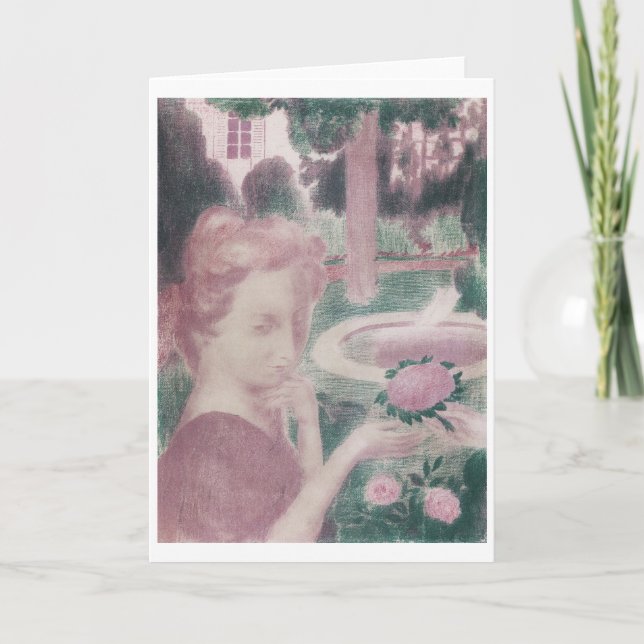 Cartão Buquê da manhã, Maurice Denis (Frente)