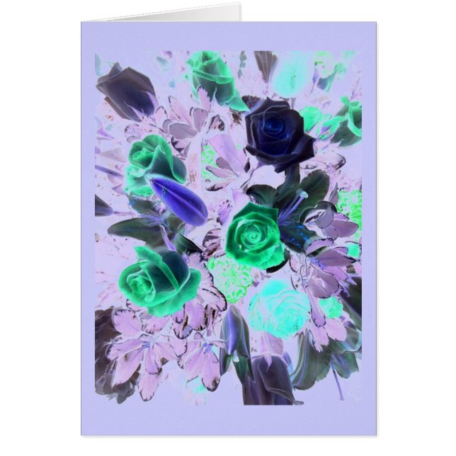 Cartão Buquê da ventoinha (Frente)