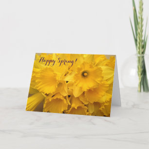 Cartão Buquê de aniversário de Daffodils