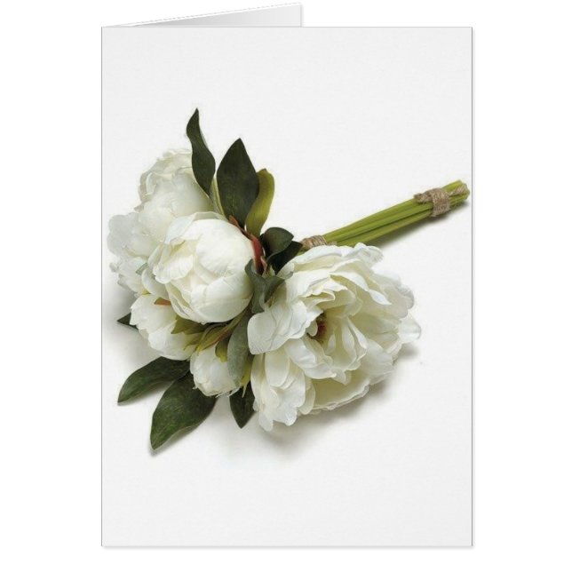 Cartão Buquê de casamento (Frente)