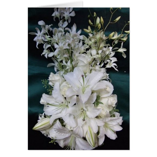 Cartão Buquê de casamento (Frente)