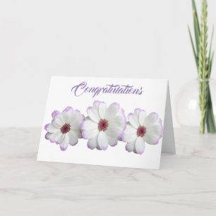 Cartão Buquê de casamento Flor Romântico Destino do Des