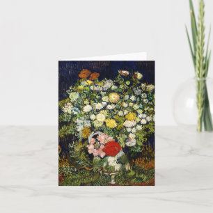 Cartão Buquê de Flores em Vaso por Vincent Van Gogh