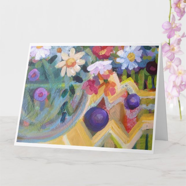 Cartão Buquê de margaridas (Orquídea)