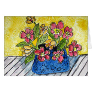 Cartão Buquê do primavera