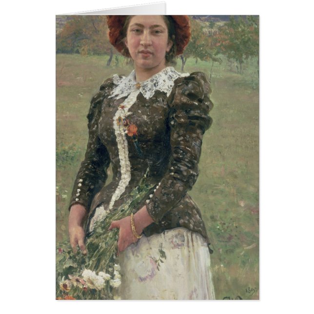 Cartão Buquê do primavera (Frente)