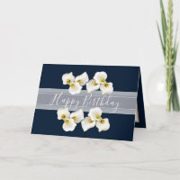 Buquê Floral bonito Lírios Marinho Flor Aniversári