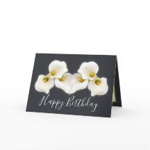 Buquê Floral White Calla Lily Floral Aniversário
