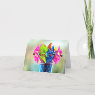 Cartão Buquê Pinkers