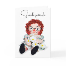 Buquê Rag Doll e Daisy Obrigado