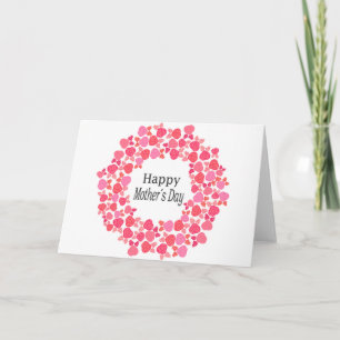 Cartão Buquê rosa dia das mães