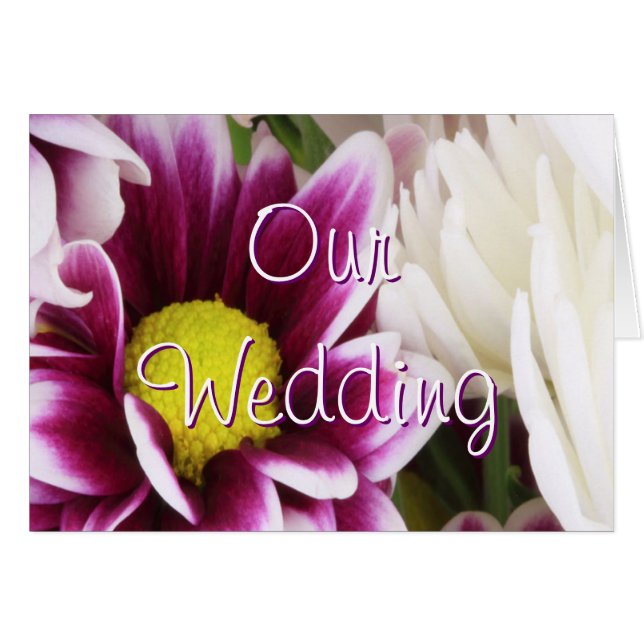 Cartão Buquê roxo (Frente Horizontal)