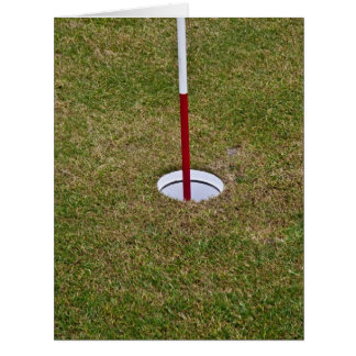 Cartão Buraco de golfe