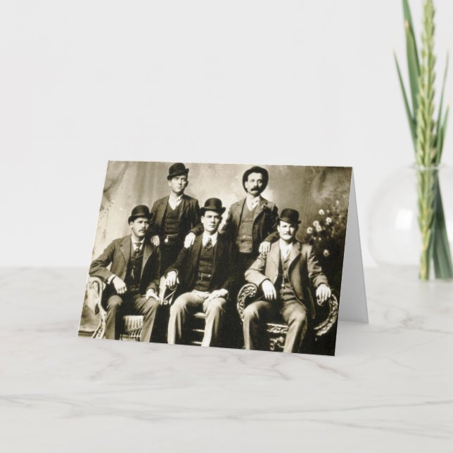 Cartão Buraco do Butch Cassidy na gangue da parede (Frente)