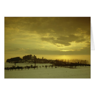 Cartão Burg Stolpen, construído em c.1100