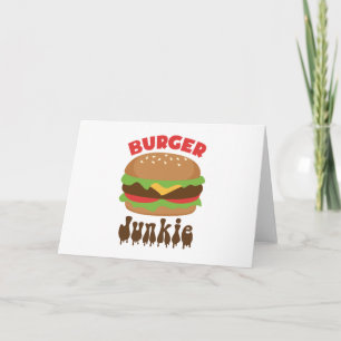 Cartão Burger Junkie