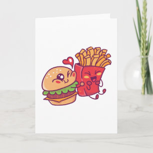 Cartão Burger Loves Fries