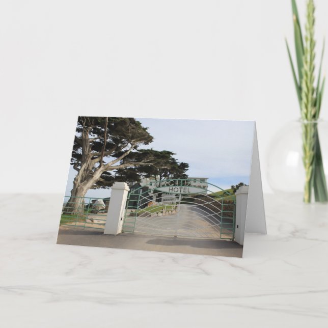 Cartão Burgh Island, Devon (Frente)