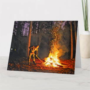 Cartão BURN SEASON Jumbo Greeting Card