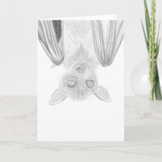Cartão Burt O Morcego, Desenho de Animal