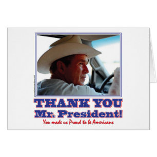 Cartão Bush-Obrigado-You-American