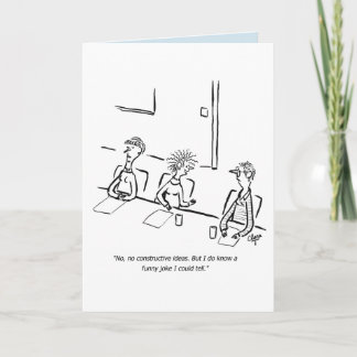 Cartão Business funny joke birthday card