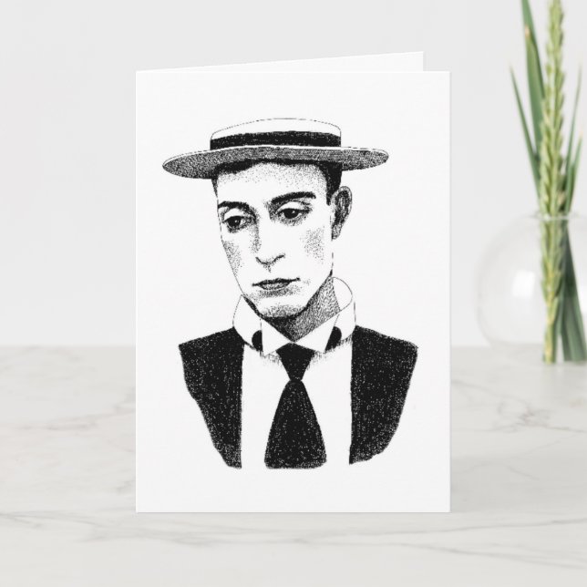 Cartão Buster Keaton Card (Frente)