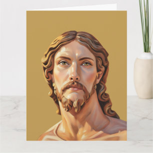 Cartão BUSTO DE CRISTO O SALVADOR por MICHELANGELO 2026