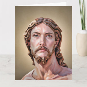 Cartão BUSTO DE CRISTO O SALVADOR por MICHELANGELO 2026
