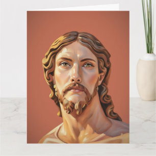 Cartão BUSTO DE CRISTO O SALVADOR por MICHELANGELO 2026